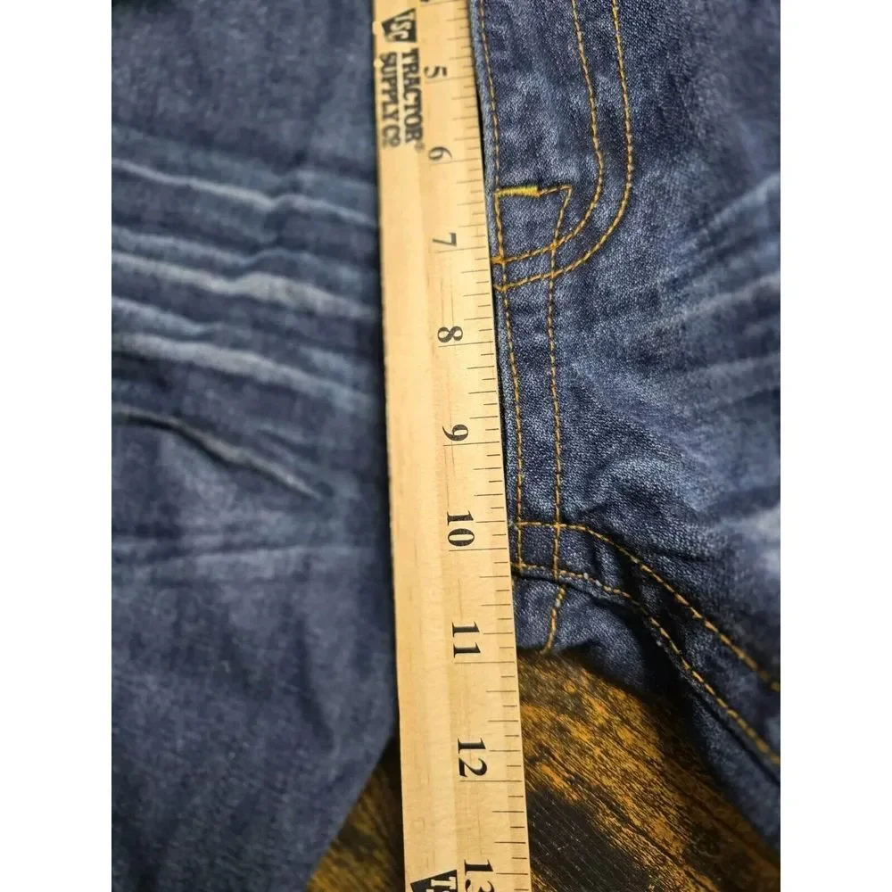 True Religion World‎ Tour Bootcut Jeans 34 Billy Supert Flap Pockets Denim READ!